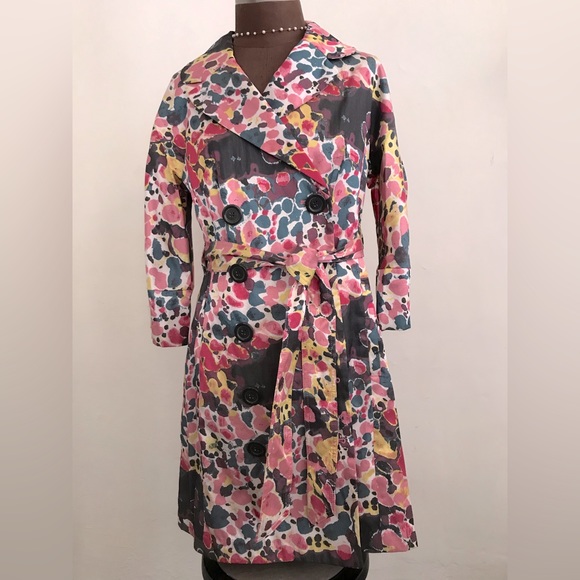 Vertigo Paris Jackets & Blazers - NWT Vertigo Paris New Colorful Double-Breasted Trench Coat SZ Medium